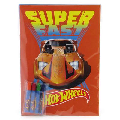 Hot Wheels Hw-386 Boyama Kitabı Seti