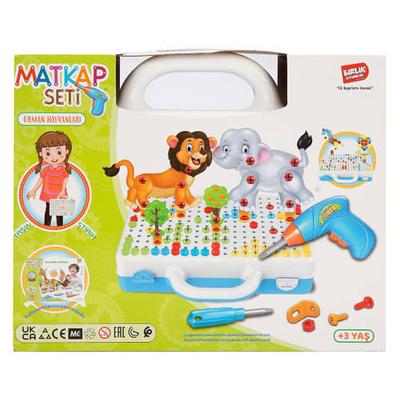Birlik Urt014-001 3D Eğitici Matkap Seti Orman Hayvanları