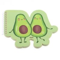 Vuki 0106-4 Şekilli Spiralli Not Defteri Avokado (Adet)