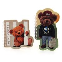 Vuki 0106-8 Şekilli Spiralli Not Defteri Teddy Bear (Adet)