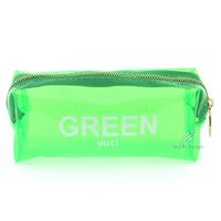 Vuki 0096-7 Şeffaf Kalem Çantası Yeşil