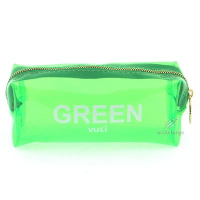 Vuki 0096-7 Şeffaf Kalem Çantası Yeşil