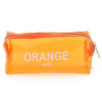 Vuki 0096-8 Şeffaf Kalem Çantası Turuncu
