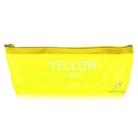Vuki 0115-5 Şeffaf Üçgen Kalem Çantası Sarı