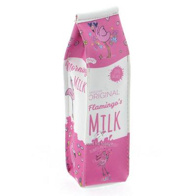 Vuki 00116-3 Süt Kutusu Model Kalem Çantası Flamingo