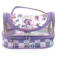 Vuki 0122-12 Şeffaf Mega Kalem Çantası Deniz Kızı