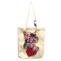 Haydibag Dokuma Heybe Çantası Kalpli Kedi