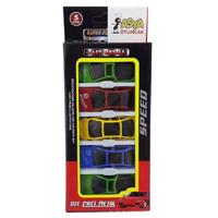 Fast Wheels Metal Oyuncak Araba Seti 5'Li