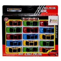 Fast Wheels Metal Oyuncak Araba Seti 15'Li