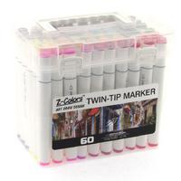 Z-Colors Art Draw Design Çift Taraflı Marker Kalem Seti 60'Lı