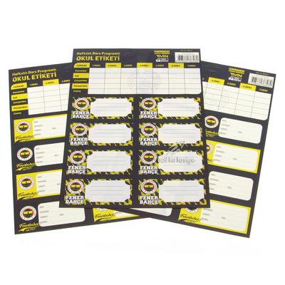 Tmn Fenerbahçe 463642 Okul Etiketi 3'Lü