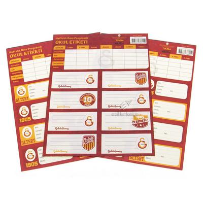Tmn Galatasaray 463643 Okul Etiketi 3'Lü
