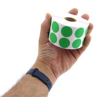 Tanex Nokta Etiketi 25Mm 2500'Lü Yeşil