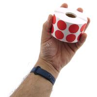 Tanex Nokta Etiketi 25Mm 2500'Lü Kırmızı