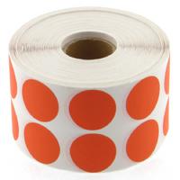 Tanex Nokta Etiketi 25Mm 2500'Lü Turuncu