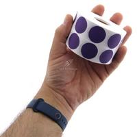 Tanex Nokta Etiketi 25Mm 2500'Lü Mor