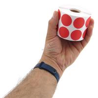 Tanex Nokta Etiketi 30Mm 2000'Li Kırmızı