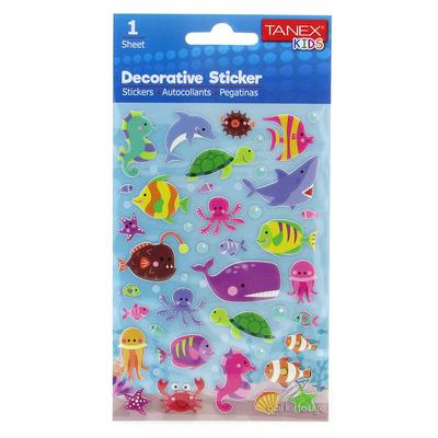 Tanex Kids Dekoratif Damla Etiket 25031 Balıklar