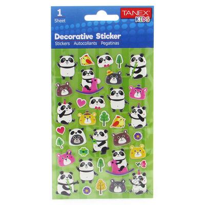 Tanex Kids Dekoratif Damla Etiket 25033 Panda