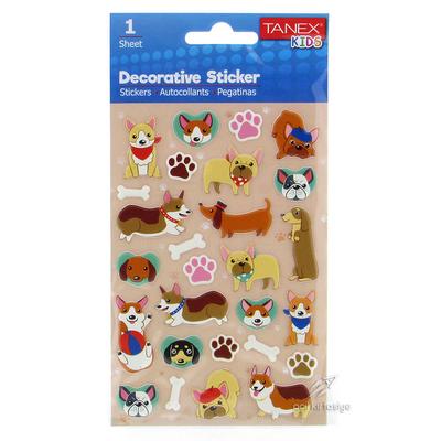Tanex Kids Dekoratif Damla Etiket 25036 Köpekler