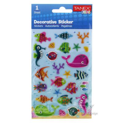 Tanex Kids Dekoratif Damla Etiket 25048 Deniz Hayvanları 6