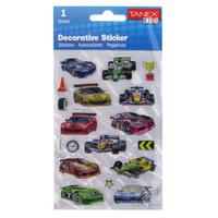 Tanex Kids Dekoratif Damla Etiket 25055 Yarış Arabası