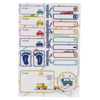Tanex Tnx-203 Kids Happy Stickers Okul Etiketi 2'Li Paket