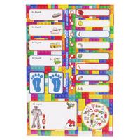 Tanex Tnx-208 Kids Happy Stickers Okul Etiketi 2'Li Paket
