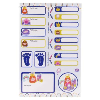 Tanex Tnx-214 Kids Happy Stickers Okul Etiketi 2'Li Paket