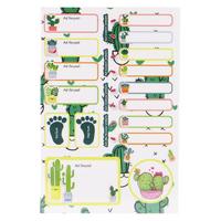 Tanex Tnx-215 Kids Happy Stickers Okul Etiketi 2'Li Paket