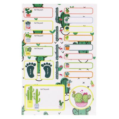 Tanex Tnx-215 Kids Happy Stickers Okul Etiketi 2'Li Paket