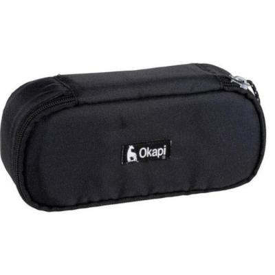 Okapi Okp-121 Oval Kalem Çantası Siyah