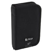 Okapi Okp-123 İçi Bölmeli Ve Lastikli Kalem Çantası Siyah