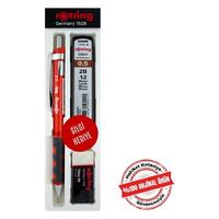 Rotring Tikky Versatil Kalem Silgi Ve Uç Set 0,5Mm Kırmızı