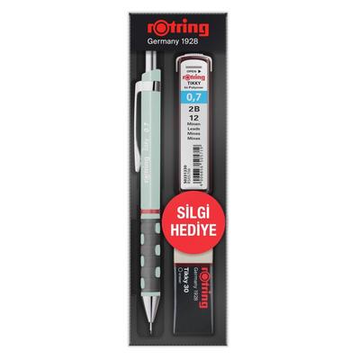 Rotring Tikky Versatil Kalem Silgi Ve Uç Set 0,7Mm Opal Mavi