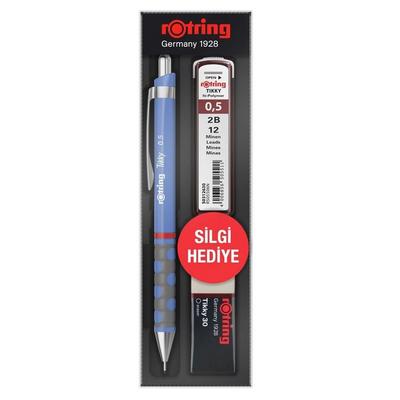 Rotring Tikky Versatil Kalem Silgi Ve Uç Set 0,5Mm Menekşe Mavi