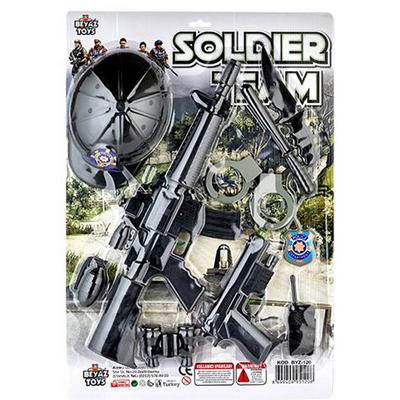 Soldier Team Byz-120 Kasklı Polis Seti