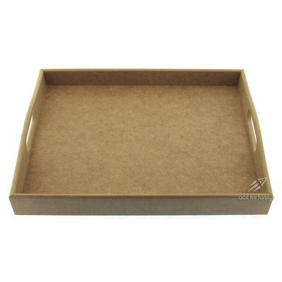 Magic Art Ahşap Mdf Obje Tp413 Tepsi Düz Büyük