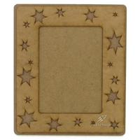 Magic Art Ahşap Mdf Obje Çr87 Çerçeve Yıldızlı
