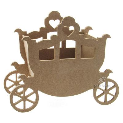 Magic Art Ahşap Mdf Obje Kt-171 Sinderella Araba