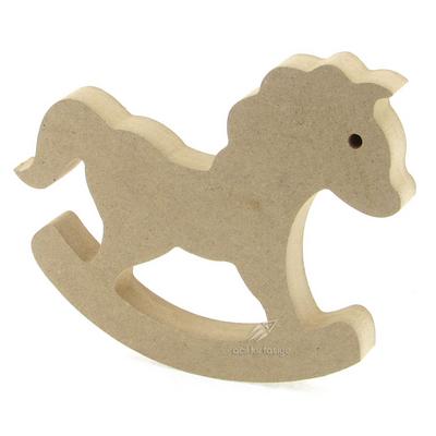 Magic Art Ahşap Mdf Obje Kt-317 Biblo Sallanan At