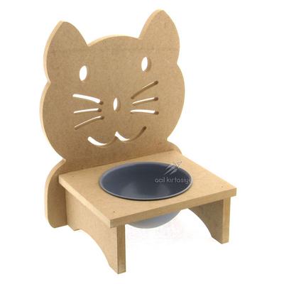 Magic Art Ahşap Mdf Obje Km09 Kedi Mamalık Tekli