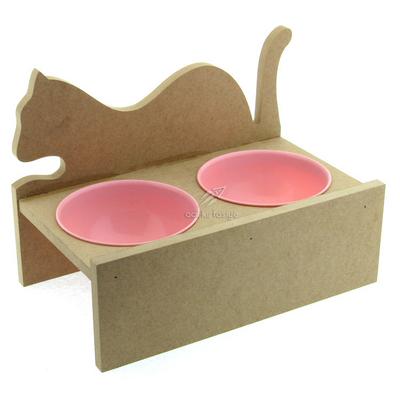 Magic Art Ahşap Mdf Obje Km04 Kedi Mamalık Çiftli