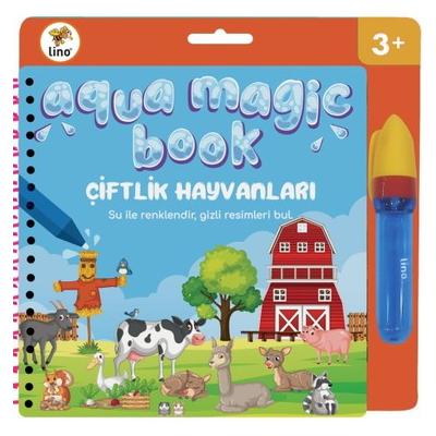 Lino Aqua Magic Book Su İle Renklendirilen Sihirli Boyama Kitabı Çiftlik