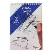 Ollyart Spiralli Eskiz Defteri 90Gr A5 Boy 50 Yaprak