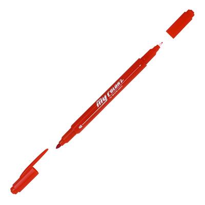 Dong-A Mc-104 My Color 2 Çift Uçlu Keçeli Kalem 25 Red