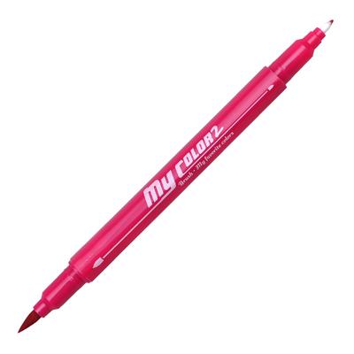 Dong-A My Color 2 Brush Fırça Uçlu Çift Taraflı Keçeli Kalem 22 Pink