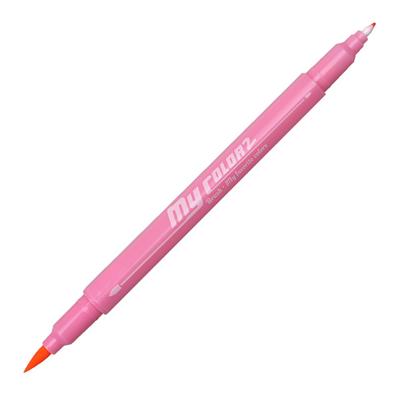 Dong-A My Color 2 Brush Fırça Uçlu Çift Taraflı Keçeli Kalem 58 Coral Pink