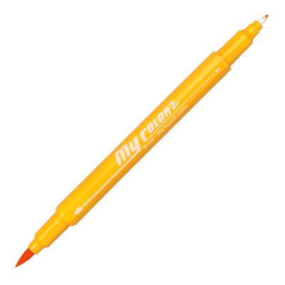 Dong-A My Color 2 Brush Fırça Uçlu Çift Taraflı Keçeli Kalem 03 Yellow