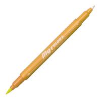 Dong-A My Color 2 Brush Fırça Uçlu Çift Taraflı Keçeli Kalem 04 Yellow Orange